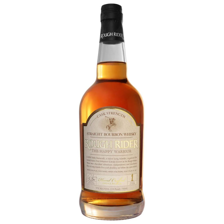 Rough Rider Cask Strength Straight Bourbon Whisky The Happy Warrior Small Batch #31 750 ml - Cork & Mash