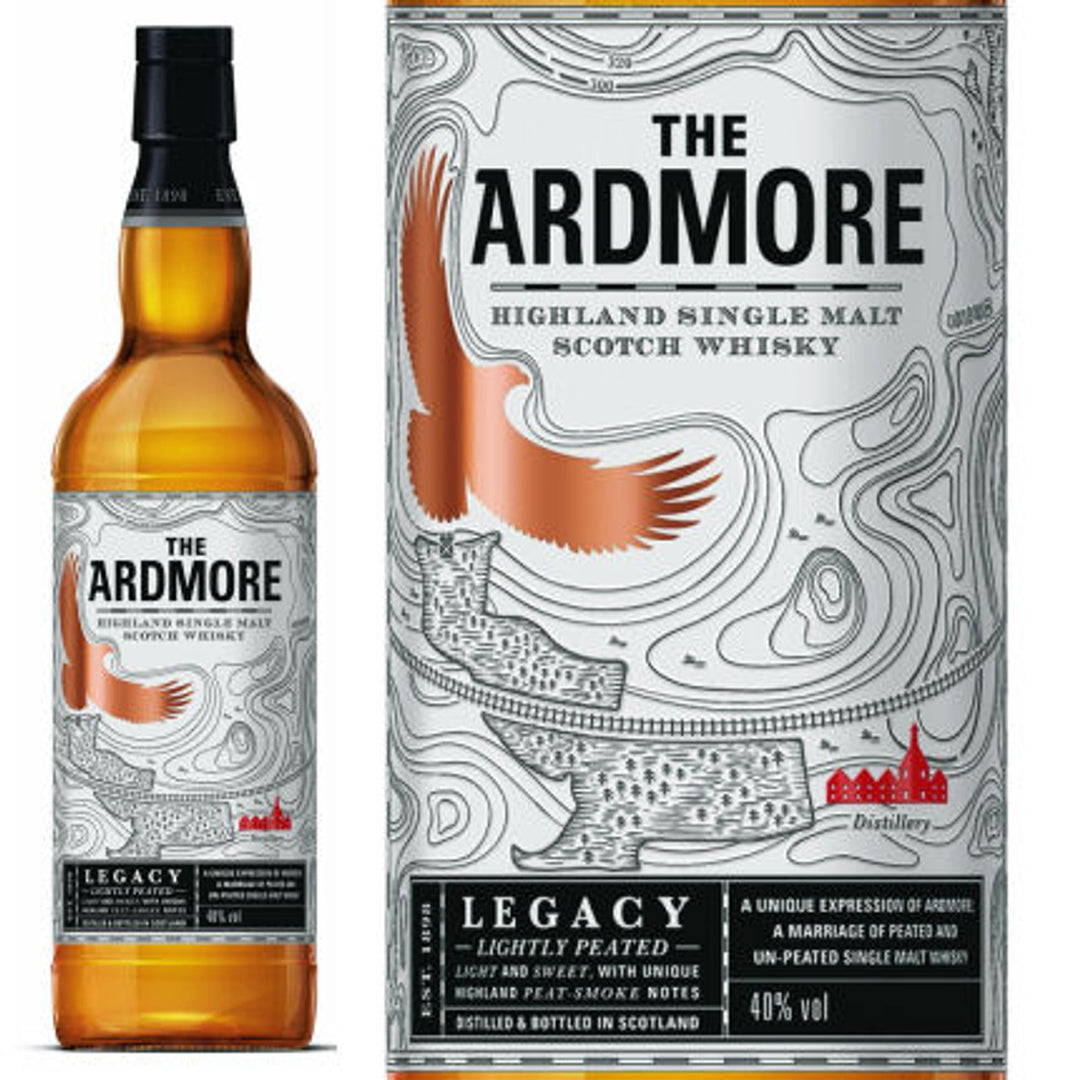 The Ardmore Legacy Lightly Peated Highland Single Malt 750 ml - Cork & Mash