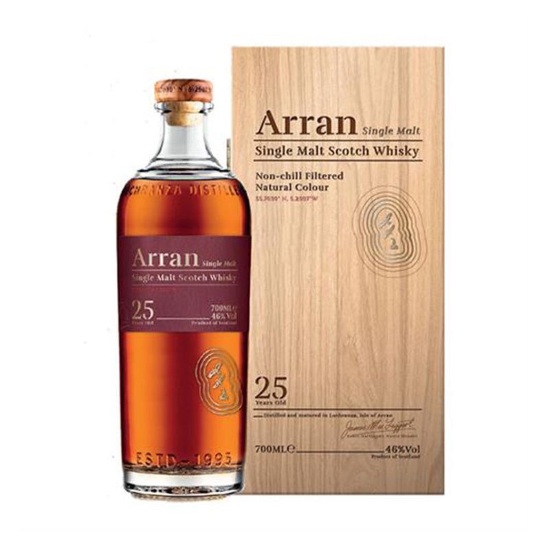 Arran 25 Year Single Malt Scotch Whiskey 750ml - Cork & Mash