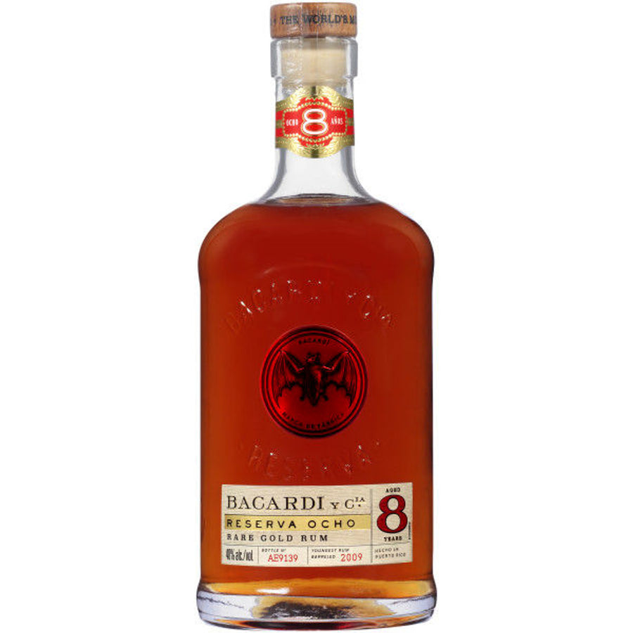 Bacardi Reserva Ocho Rum 8 year 750ml - Cork & Mash