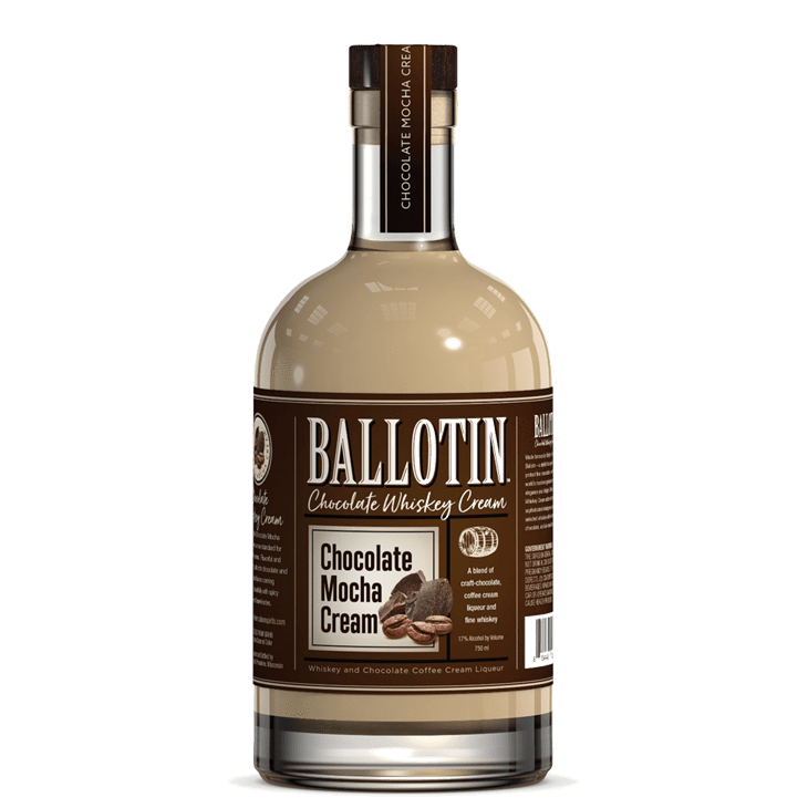 Ballotin Chocolate Mocha Cream Flavored Whiskey 750 ml - Cork & Mash