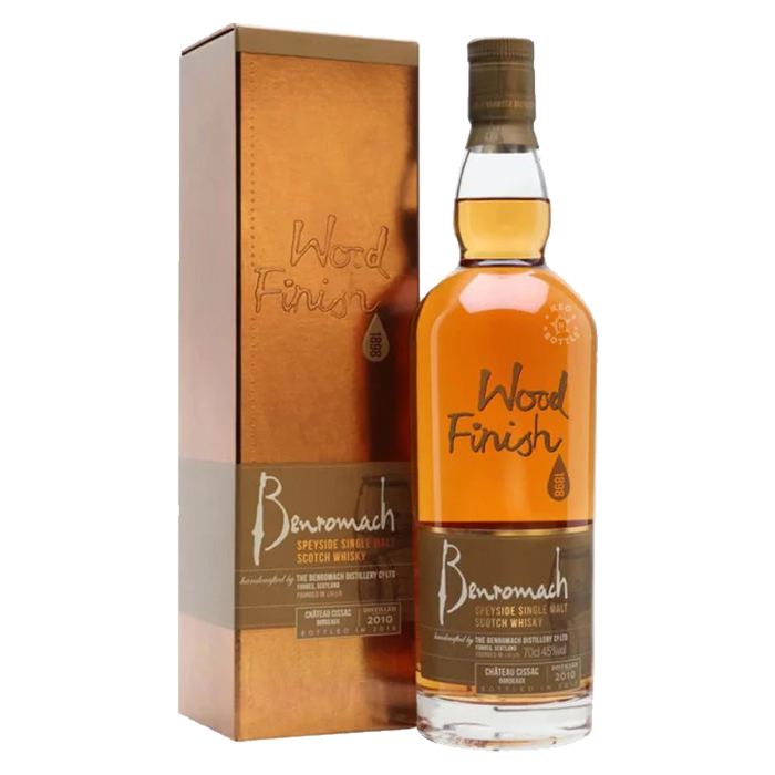 Benromach Speyside Single Malt Scotch Whiskey Wood Finish Chateau Cissac 2010 750 ml - Cork & Mash