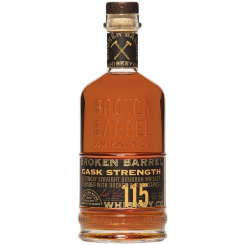 Broken Barrel Cask Strength Bourbon 750 ml - Cork & Mash