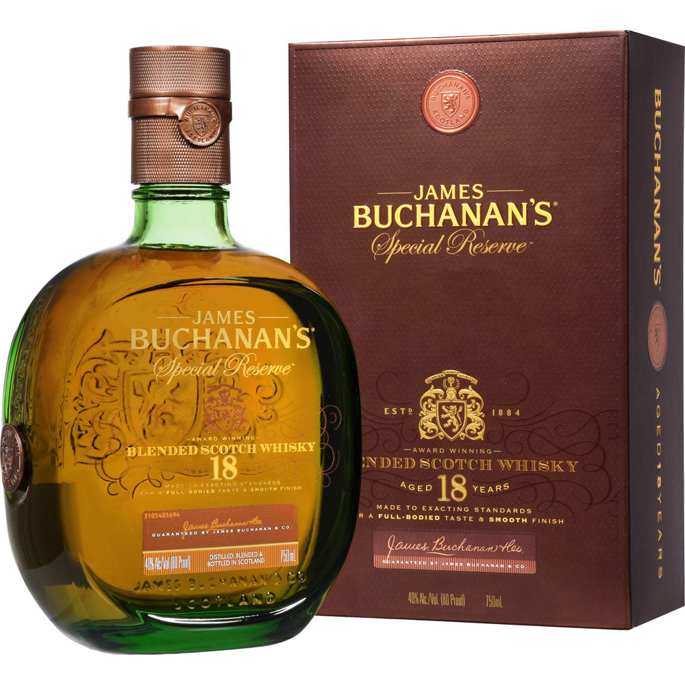 Buchanans 18 Year Special Reserve Blended Scotch 750 ml - Cork & Mash