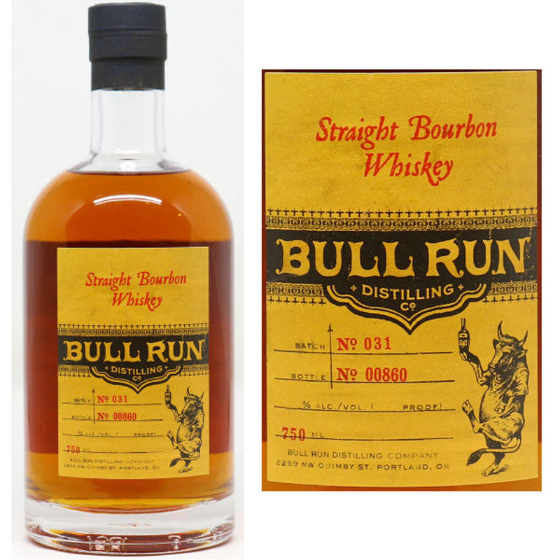 Bull Run Straight Bourbon Whiskey 750ml - Cork & Mash