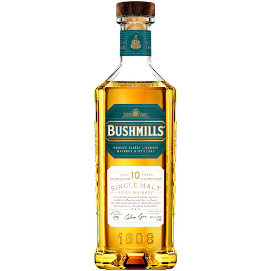 Bushmills 10 Year Single Malt 750ml - Cork & Mash