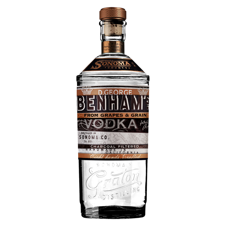 Benhams Charcoal Filtered Vodka 750ml - Cork & Mash