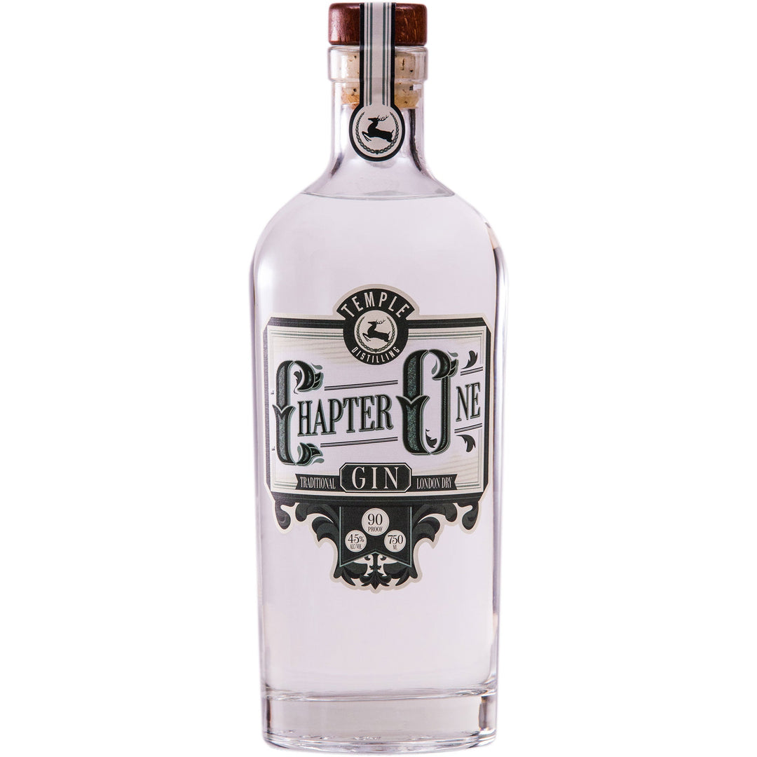 Temple Distilling Company Chapter One London Dry Gin 750ml - Cork & Mash