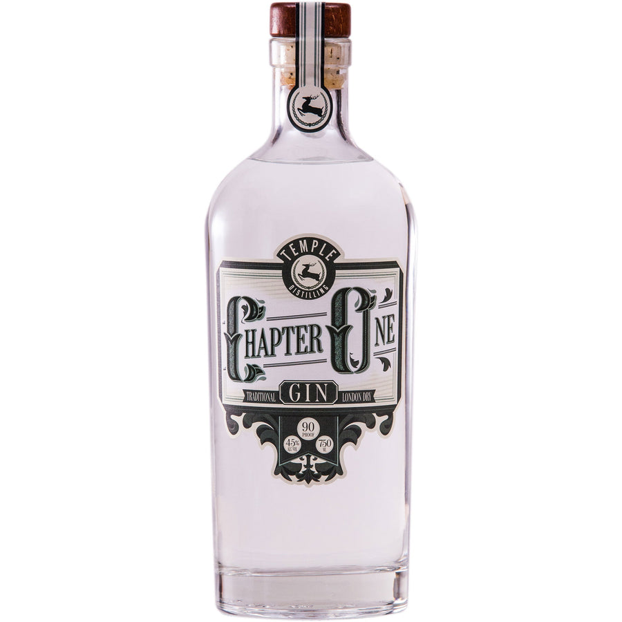 Temple Distilling Company Chapter One London Dry Gin 750ml - Cork & Mash