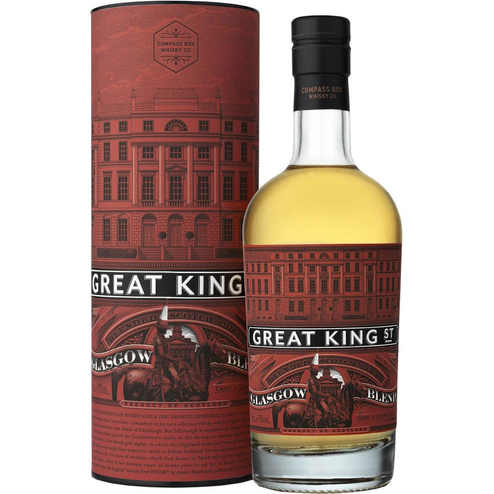 Compass Box Great King Street Glasgow Blend Scotch Whisky 750 ml - Cork & Mash