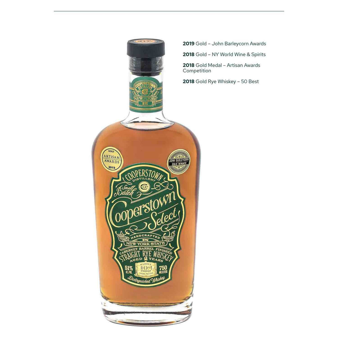 Cooperstown Distillery Cooper's Ransom Rye 750 ml - Cork & Mash