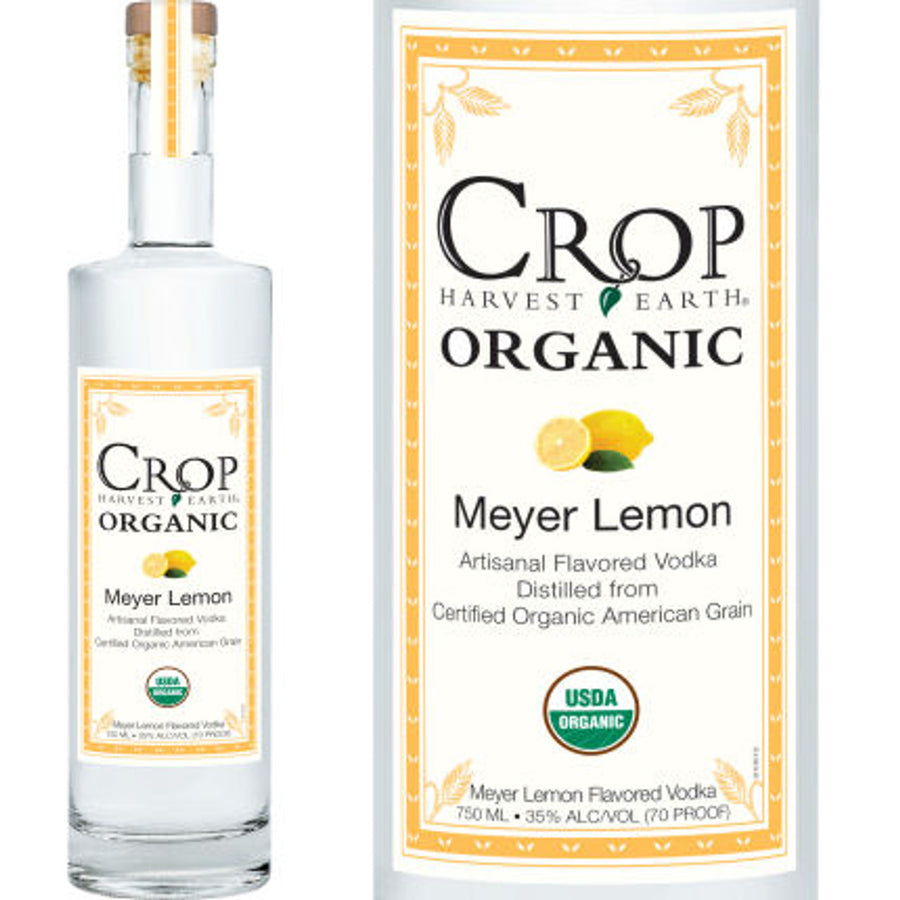 Crop Meyer Lemon Vodka 750ml - Cork & Mash