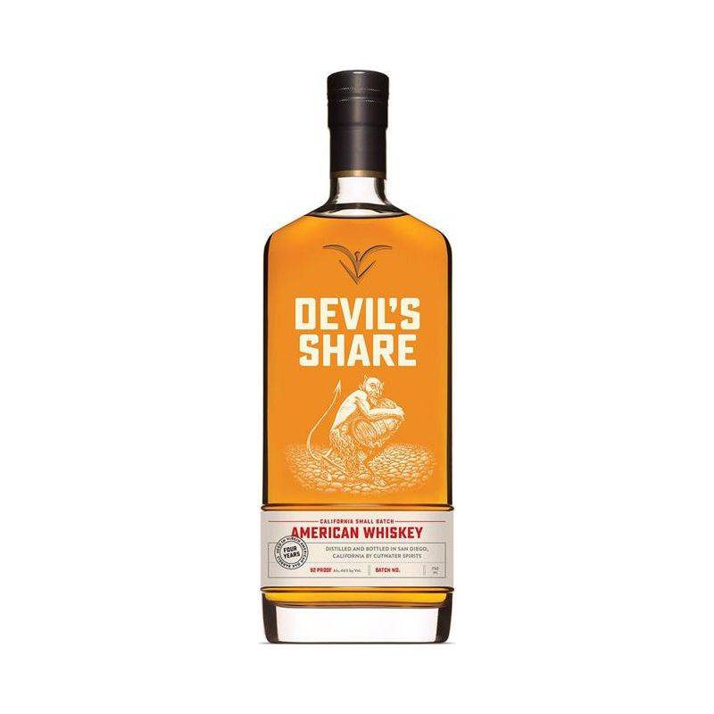 Cutwater Devils Share American Whiskey 4 year 750 ml - Cork & Mash