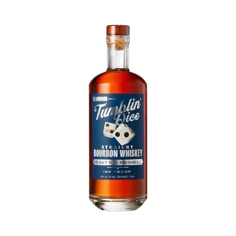 Deadwood Tumblin Dice Straight Bourbon Heavy Rye Mashbill 4 year 750 ml - Cork & Mash