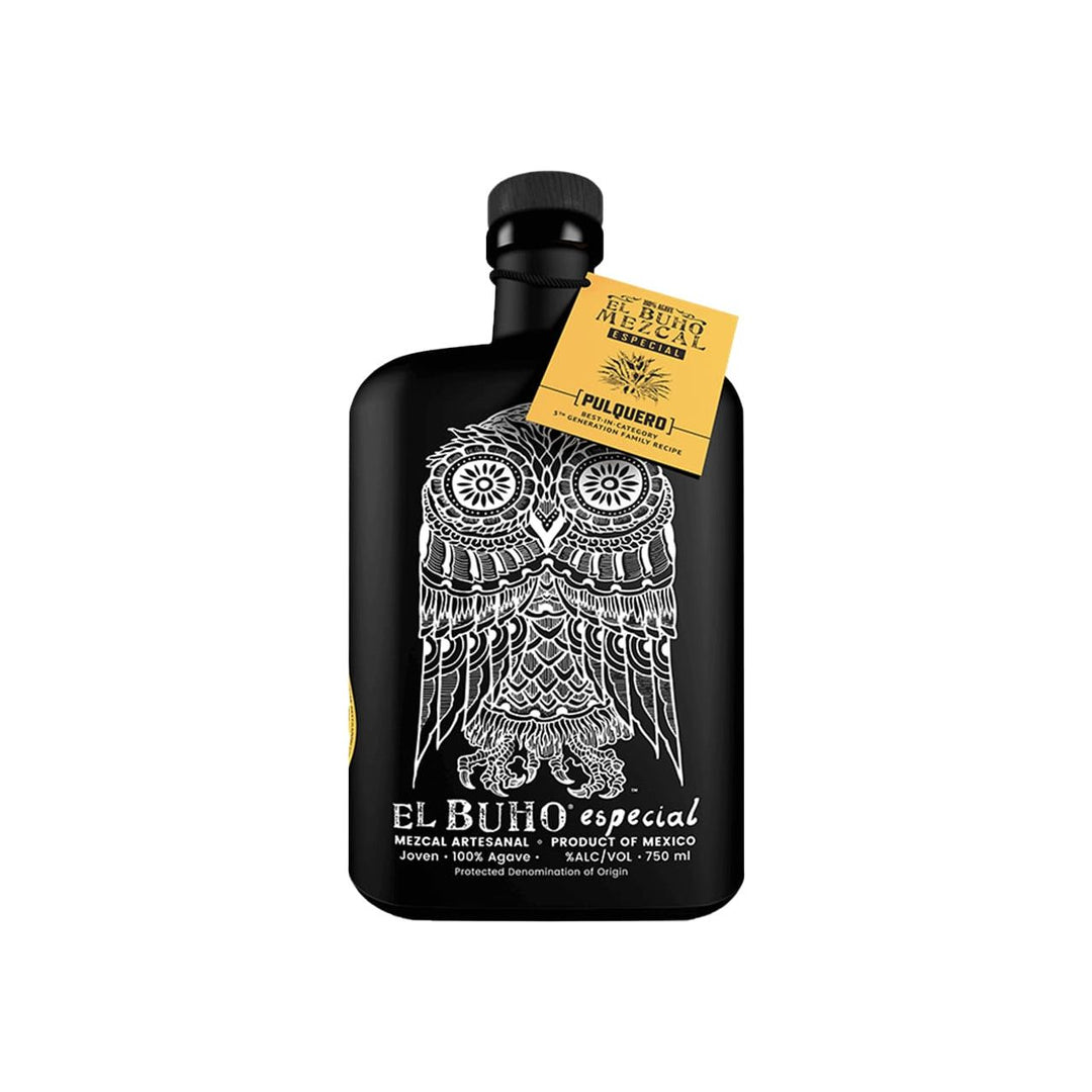 El Buho Pulquero Especial Mezcal Artesanal Joven 750 ml - Cork & Mash