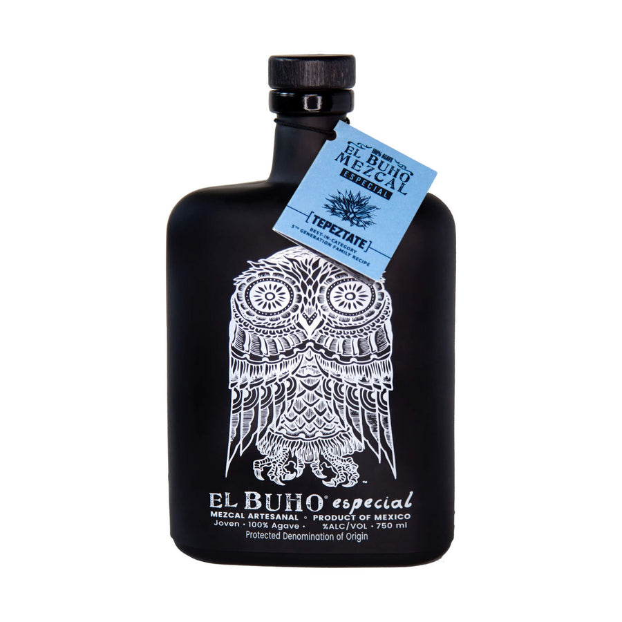 El Buho Tepeztate Especial Mezcal Artesanal Joven 750 ml - Cork & Mash