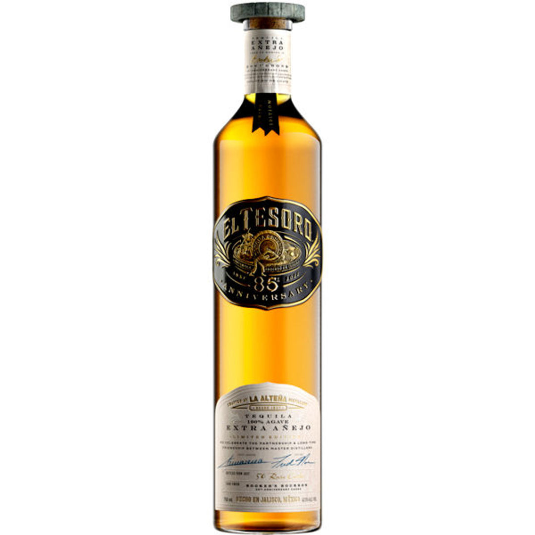 El Tesoro 85 Anniversary Tequila Extra Anejo 750 ml - Cork & Mash