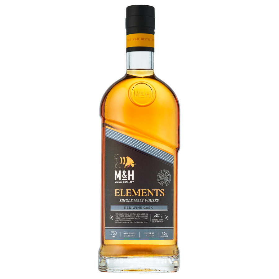 The M and H Distillery Milk and Honey Elements Red Wine Cask Single Malt Whisky 750ml - Cork & Mash