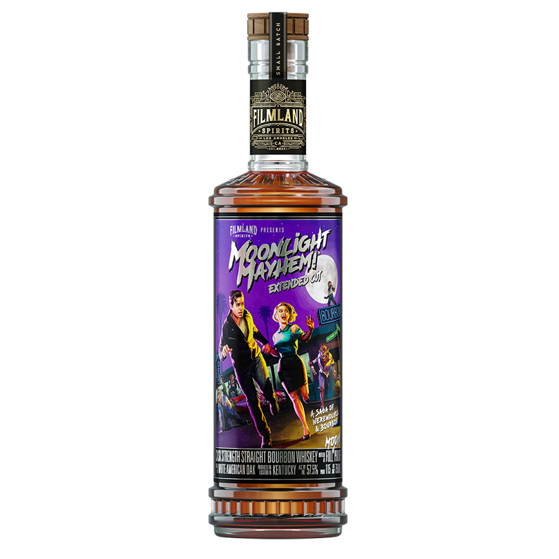 Filmland Spirits Moonlight Mayhem Extended Cut Cask Strength Straight Bourbon 2022 750ml - Cork & Mash