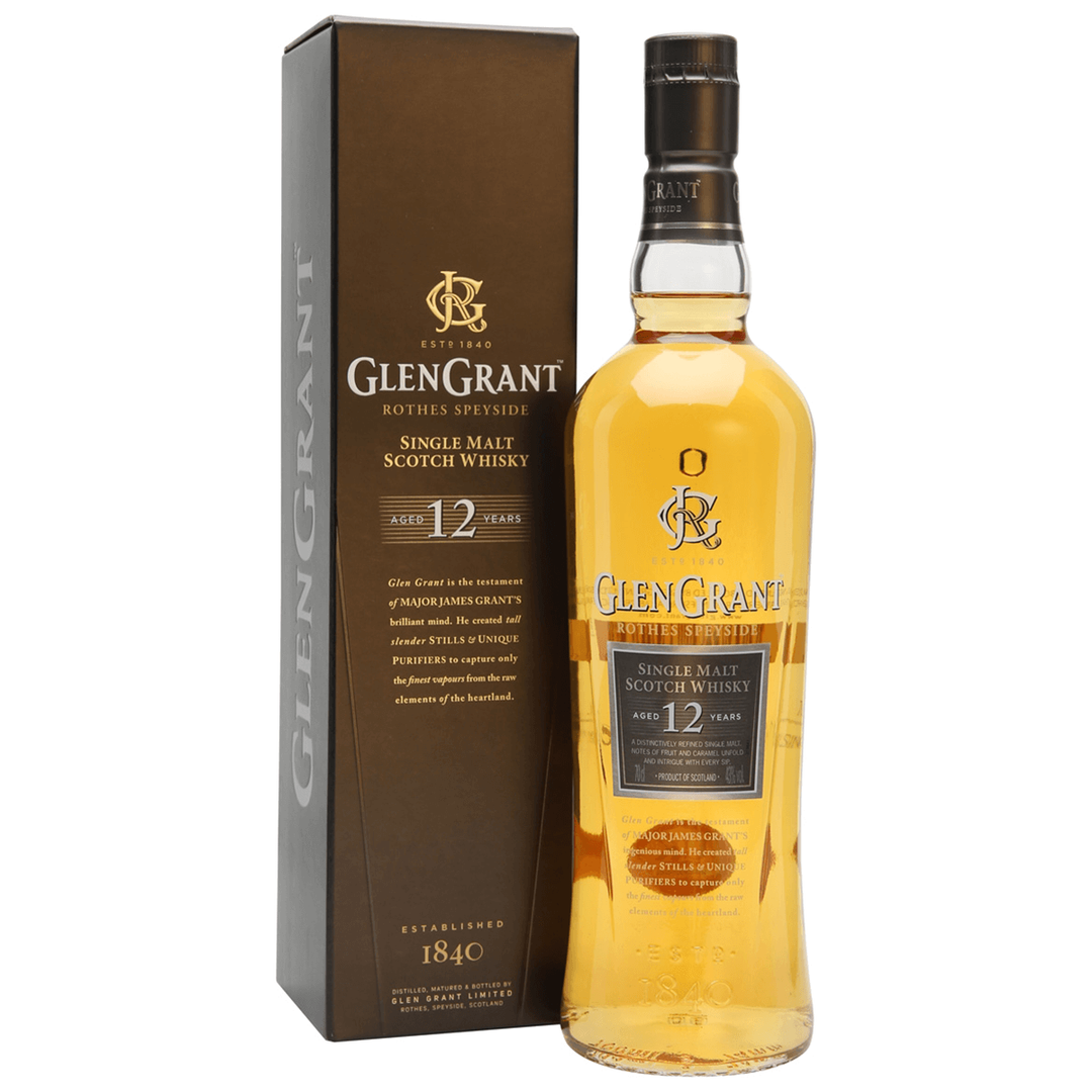 The Glen Grant 12 Year Single Malt Scotch Whisky 750 ml - Cork & Mash