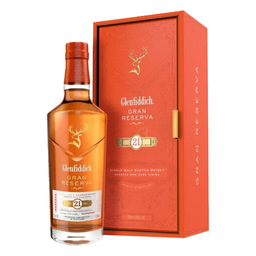 Glenfiddich 21 years Reserve Rum Cask Finished whisky 750 ml - Cork & Mash