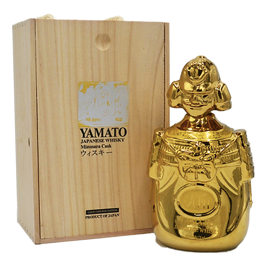 Yamato Mizunara Cask Gold Samurai Edition Japanese Whisky 750 ml - Cork & Mash