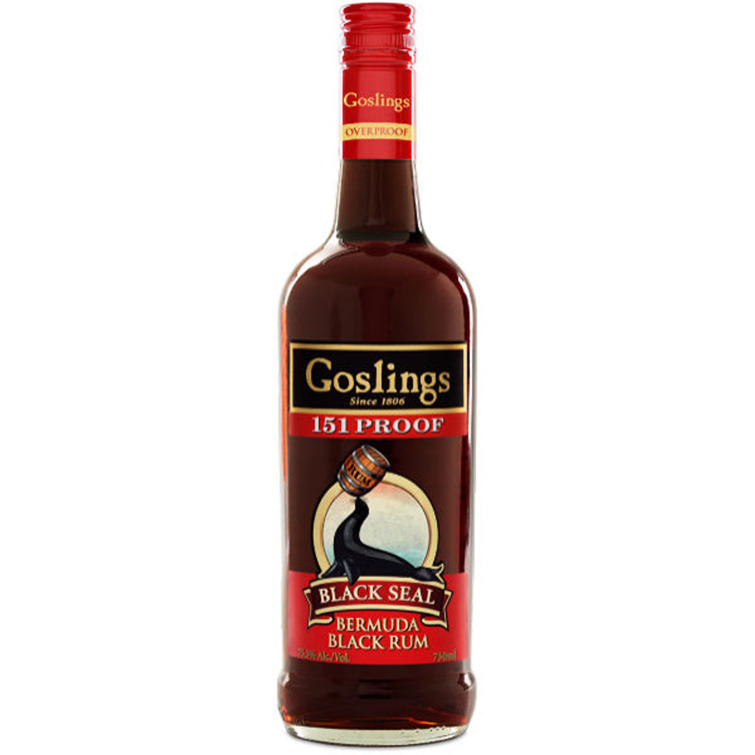 Goslings Black Seal 151 proof Rum 750 ml - Cork & Mash