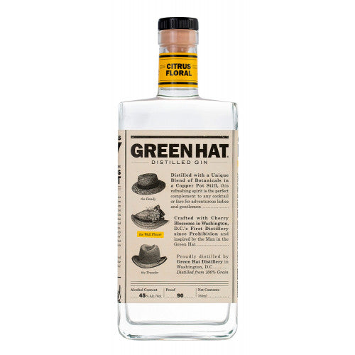 Green Hat Distilled Citrus Floral 750 ml - Cork & Mash