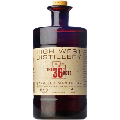 High West 36th Vote Barreled Manhattan 750 ml - Cork & Mash