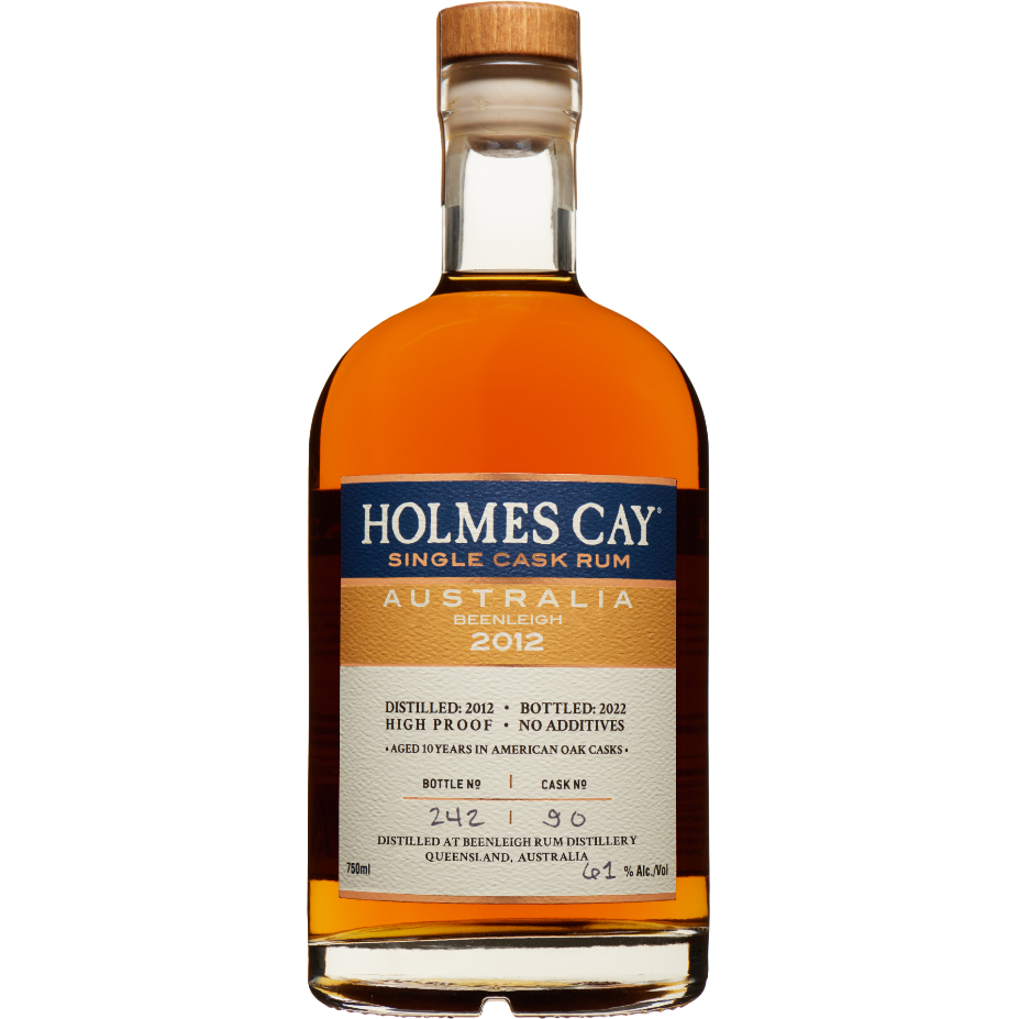 Holmes Cay Single Cask Rum Australia Beenleigh 2012 750 ml - Cork & Mash