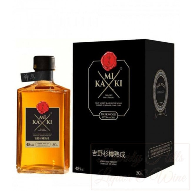 Kamiki Intense Japanese Maltage Finished in Cedar Cask Intense Wood Whiskey 750 ml - Cork & Mash