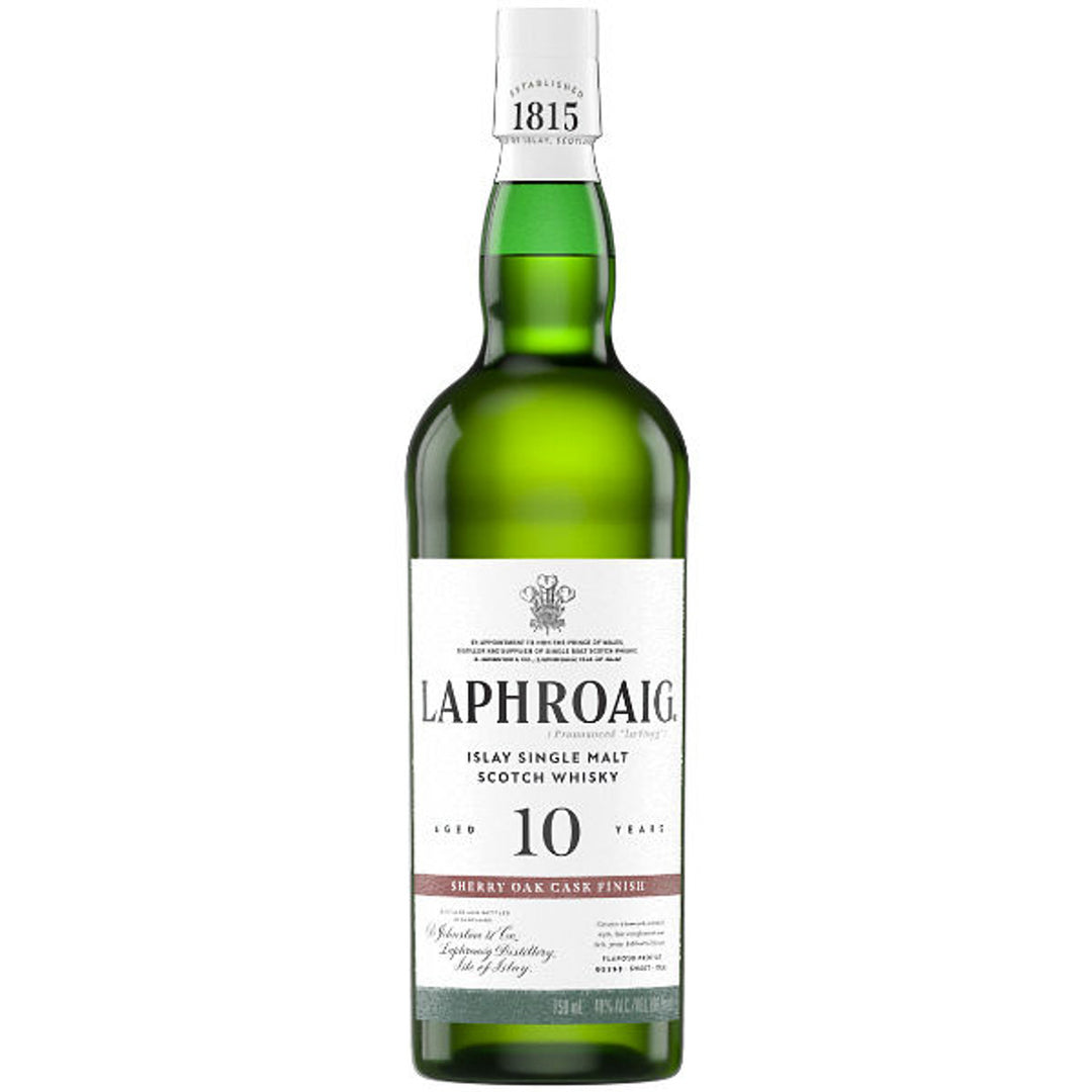 Laphroaig Islay Single Malt Scotch Sherry Oak Finish 10 year 750 ml - Cork & Mash