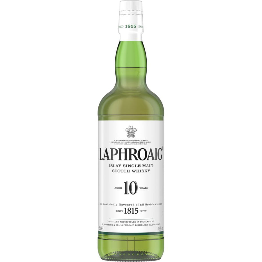 Laphroaig Single Malt Scotch 10 YR 750 ml - Cork & Mash