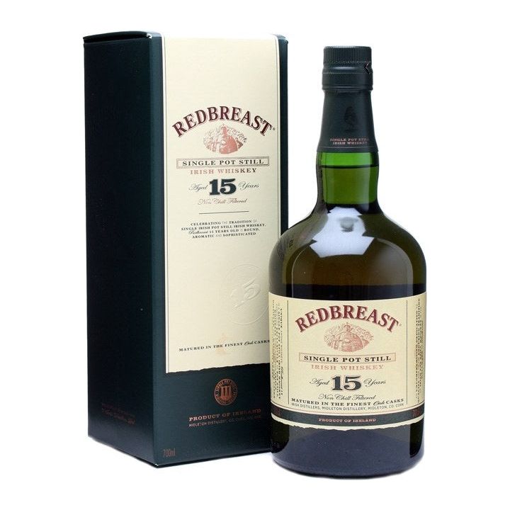 RedBreast 15 Year Single Pot Still 750 ml - Cork & Mash