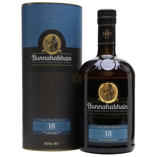 Bunnahabhain Small Batch Distilled Islay Single Malt Scotch 18 year 750 ml - Cork & Mash