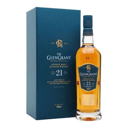 The Glen Grant 21 Year Single Malt Scotch Whisky 750 ml - Cork & Mash