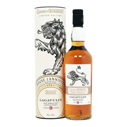 Game of Thrones House Lannister Lagavulin 9 year 750 ml - Cork & Mash