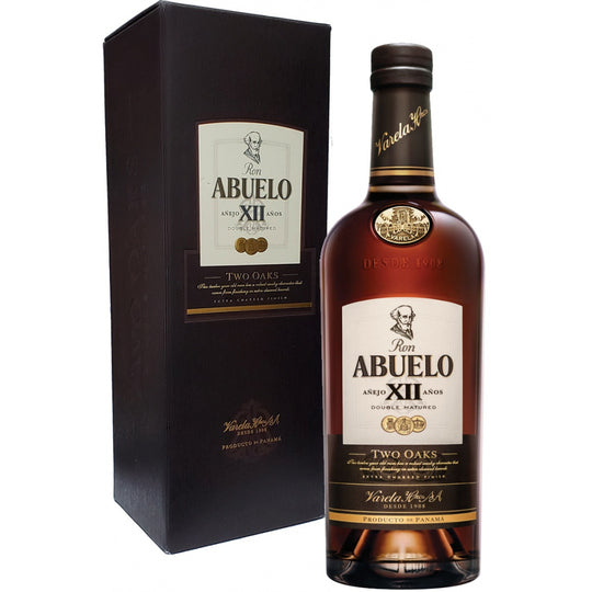 Ron Abuelo Anejo XII Anos Two Oaks 750 ml - Cork & Mash