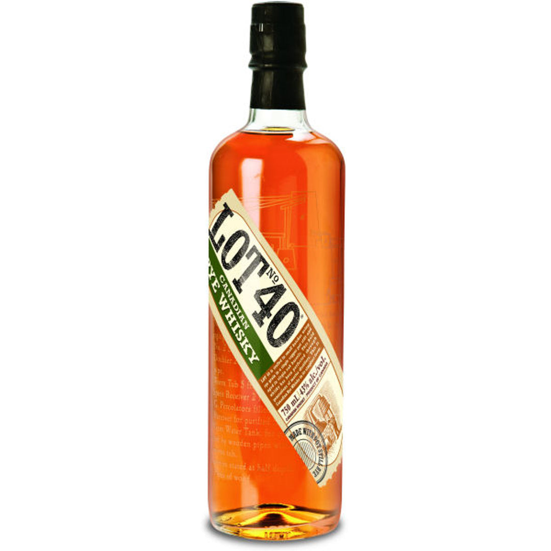 Lot No 40 Rye Canadian Whiskey 750 ml - Cork & Mash