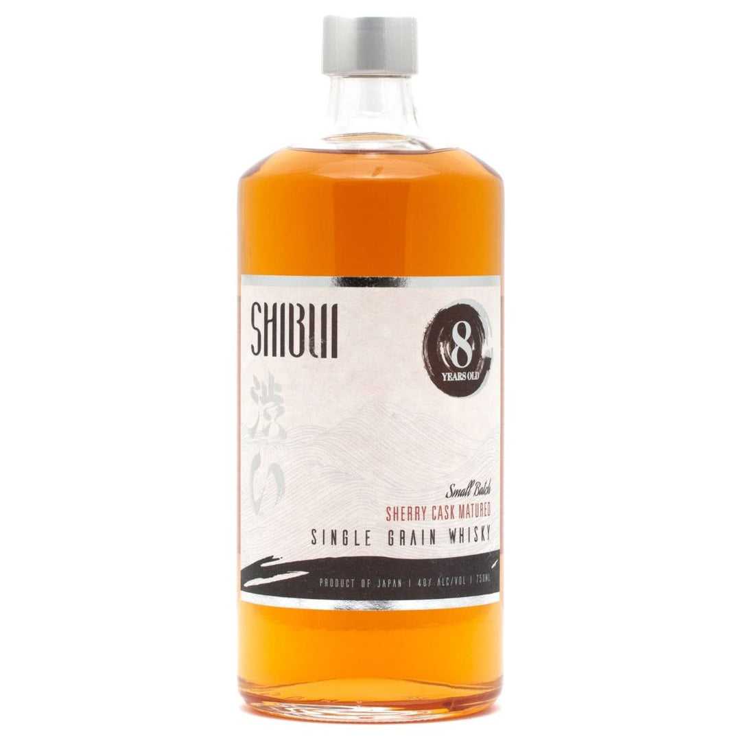 Shibui Small Batch Sherry Cask Single Grain 8 year 750ml - Cork & Mash