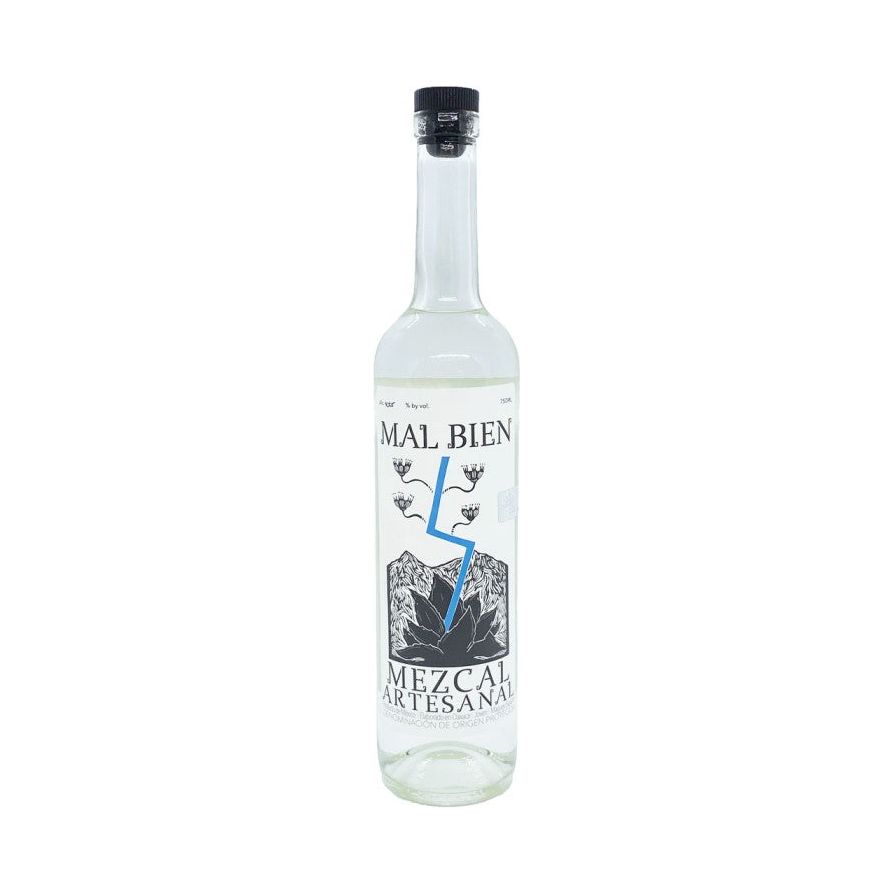 Mal Bien Mezcal Artesanal Espadin White Label (Batch #CLM12) 750 ml - Cork & Mash