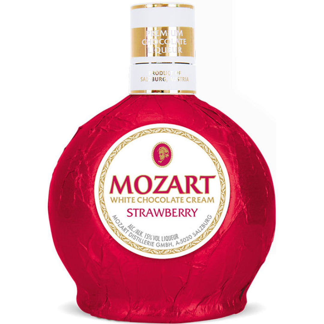 Mozart White Chocolate Cream Strawberry 750 ml - Cork & Mash