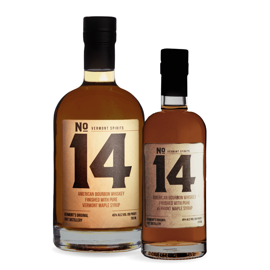 Vermont Spirits No 14 American Bourbon Whiskey Finished with Pure Vermont Maple Syrup 750 ml - Cork & Mash