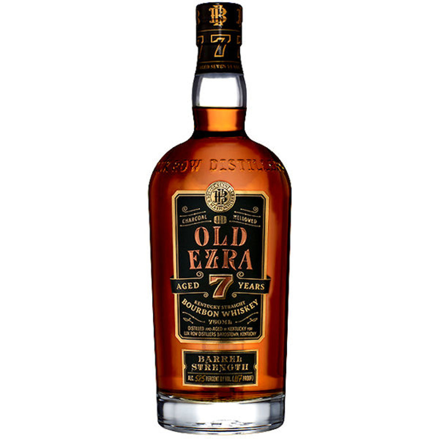 Ezra Brooks 7 Year Barrel Strength Bourbon 750 ml - Cork & Mash