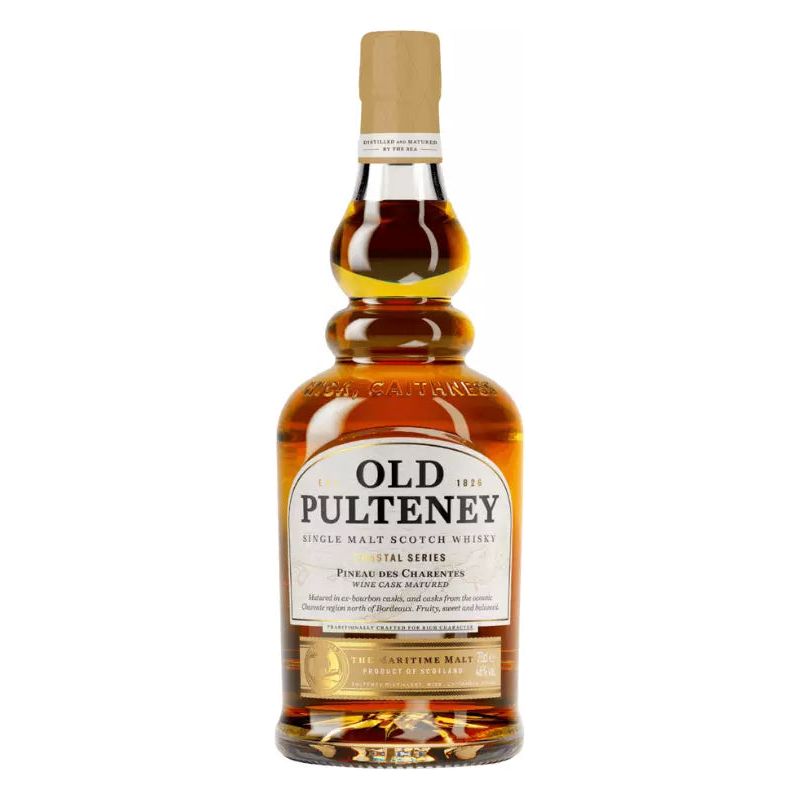 Old Pulteney The Maritime Malt Coastal Series Pineau Des Charentes Wine Cask Matured 750 ml - Cork & Mash