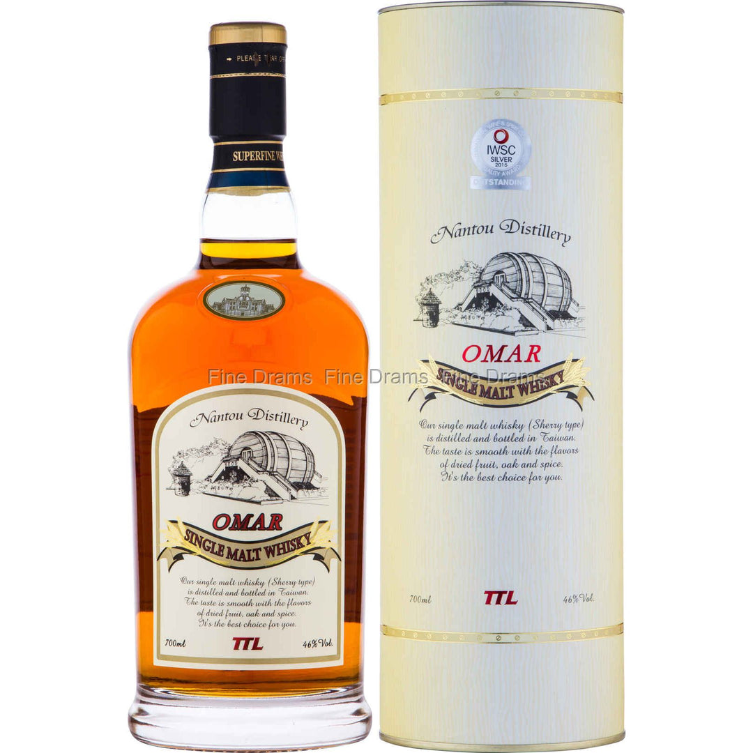 Nantou Distillery Omar Single Malt Whiskey SHERRY Type 700 ml - Cork & Mash