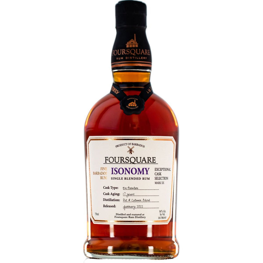 Foursquare Isonomy Single Blended Rum 750 ml - Cork & Mash