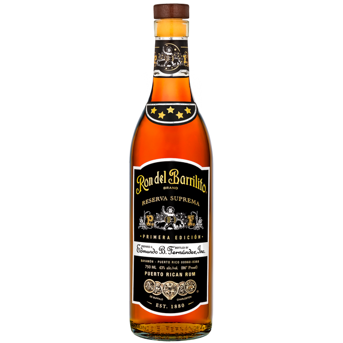 Ron Del Barrilito Reserva Suprema 5 star 750 ml - Cork & Mash