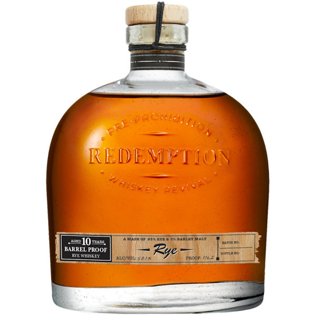 Redemption 10 Year Rye batch 2 proof 116.2 750 ml - Cork & Mash