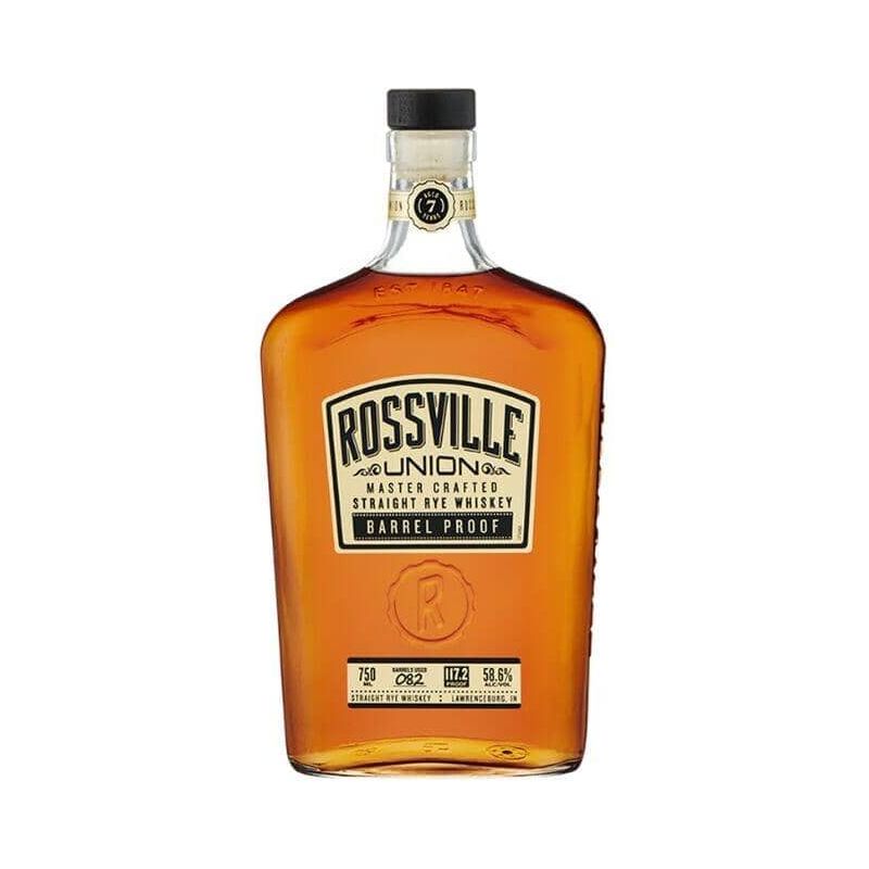 Rossville Union Master Crafted Straight Rye Barrel Proof 117.2 7 year 750 ml - Cork & Mash